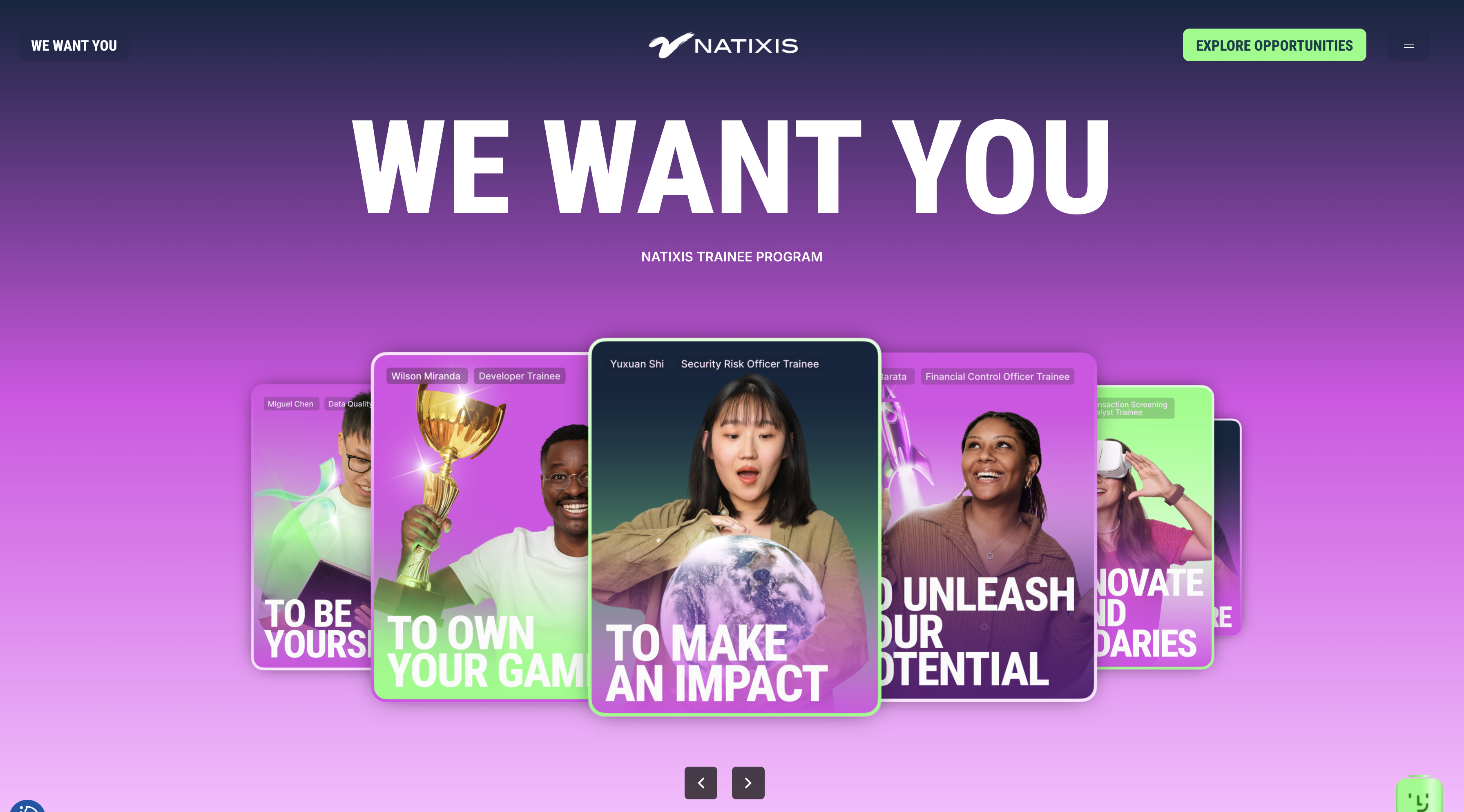 We Want You — Natixis