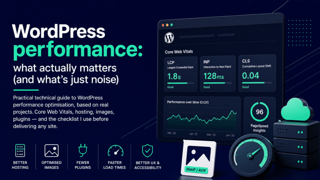 WordPress performance: what actually matters (and what’s just noise)