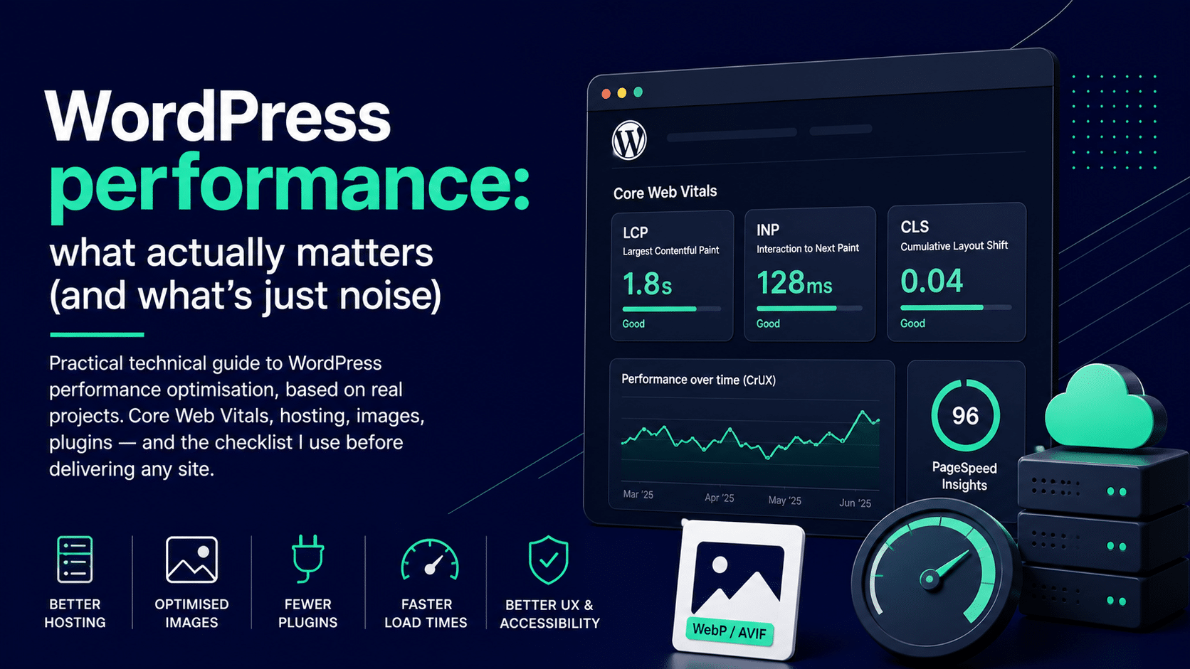WordPress performance: what actually matters (and what’s just noise)